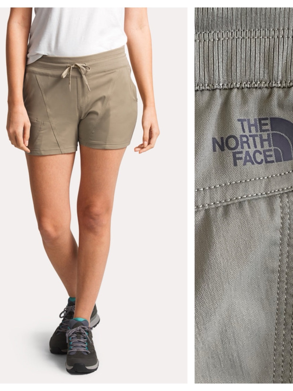 The North Face Khaki Aphrodite 2.0 Shorts Small